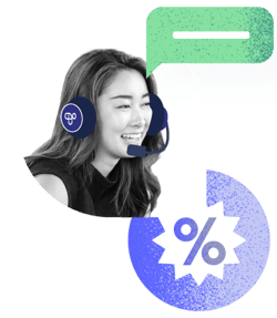Customer support agents are always ready to help